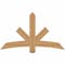 Ekena Millwork Alberta Smooth Timber Gable Bracket, Western Red Cedar, 60"W x 35"H x 1 1/2"D x 5 1/2"F, 14/12 Pitch GBW060X35X0206ALB00SWR - alternate 1